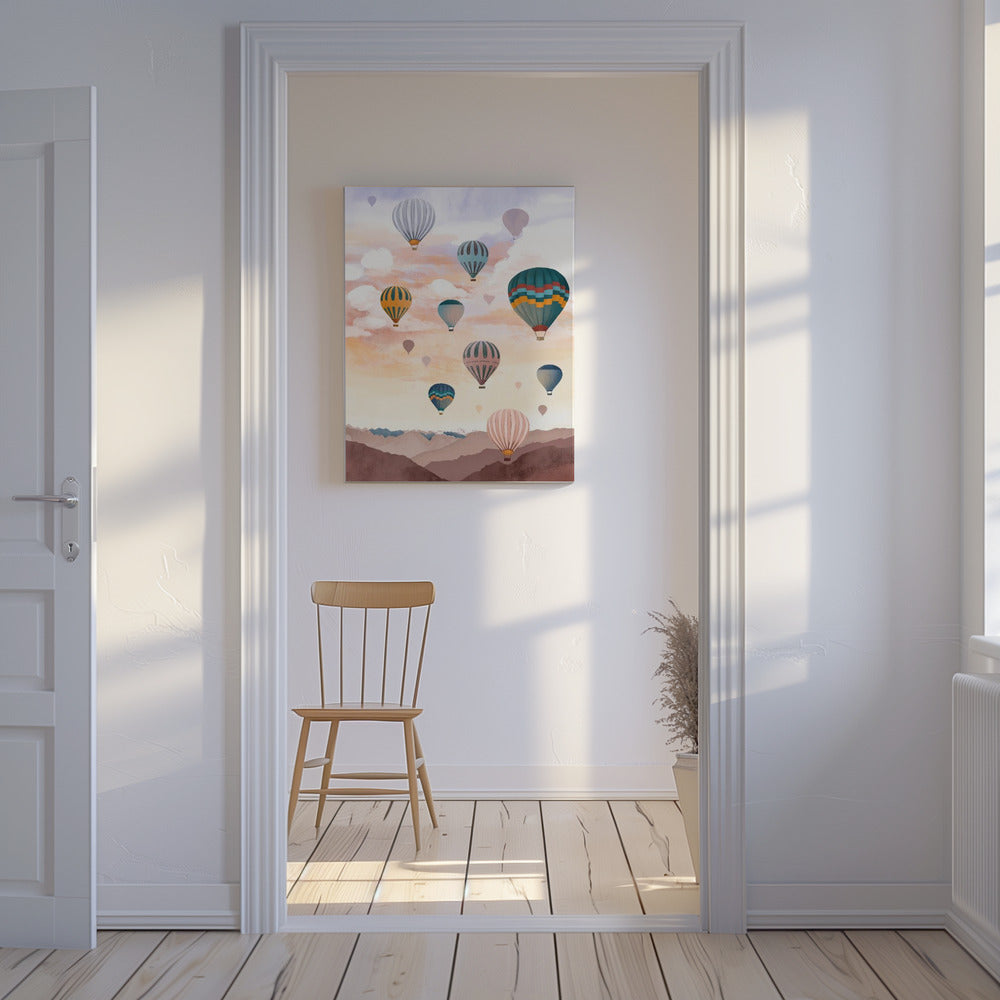 Niebo balonem | Wydruki na łótnie