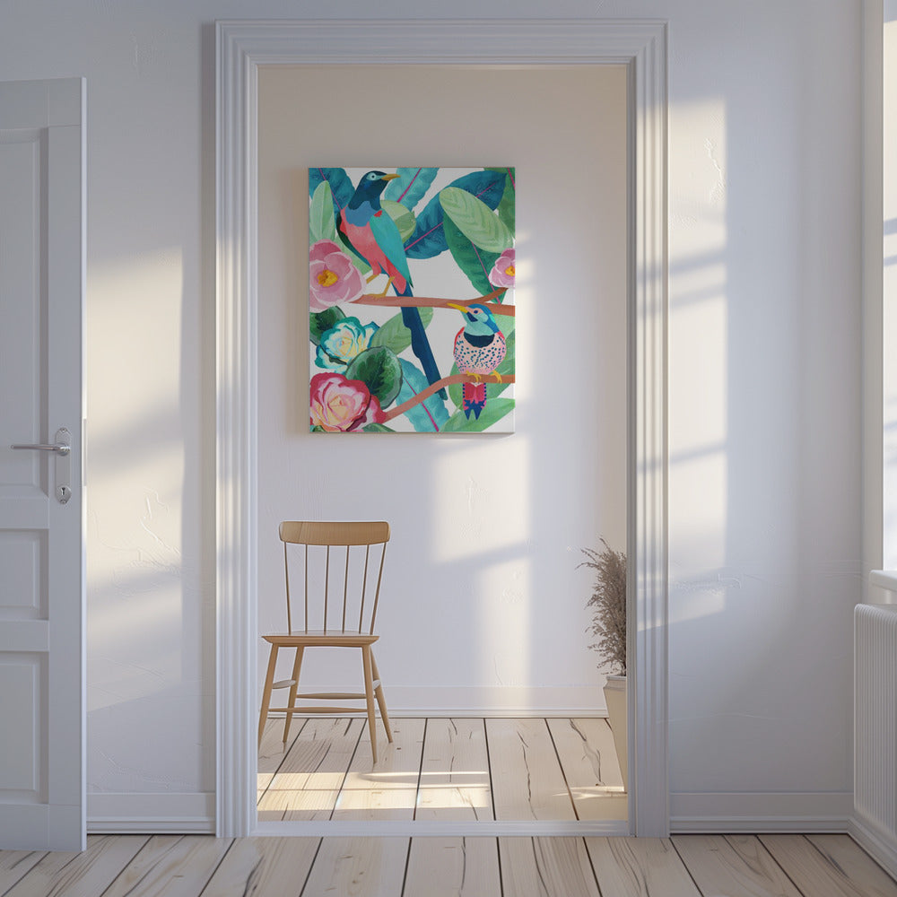 Vögel des Frühlings | Leinwand-Bilder