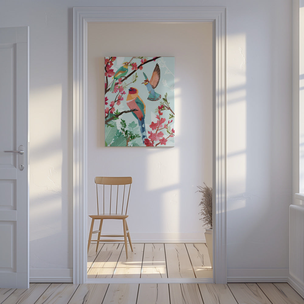 Vögel des Sommers | Leinwand-Bilder