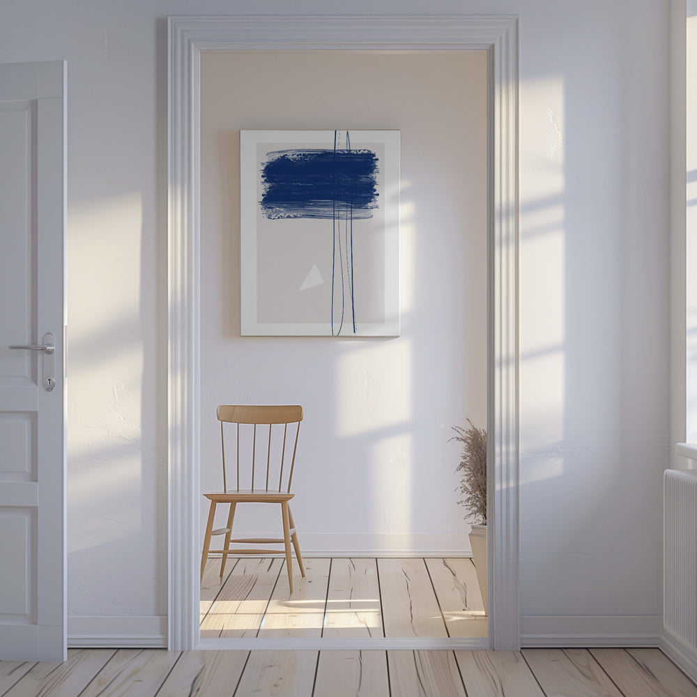 Pinceladas azules atrevidas | Impresiones en Lienzo