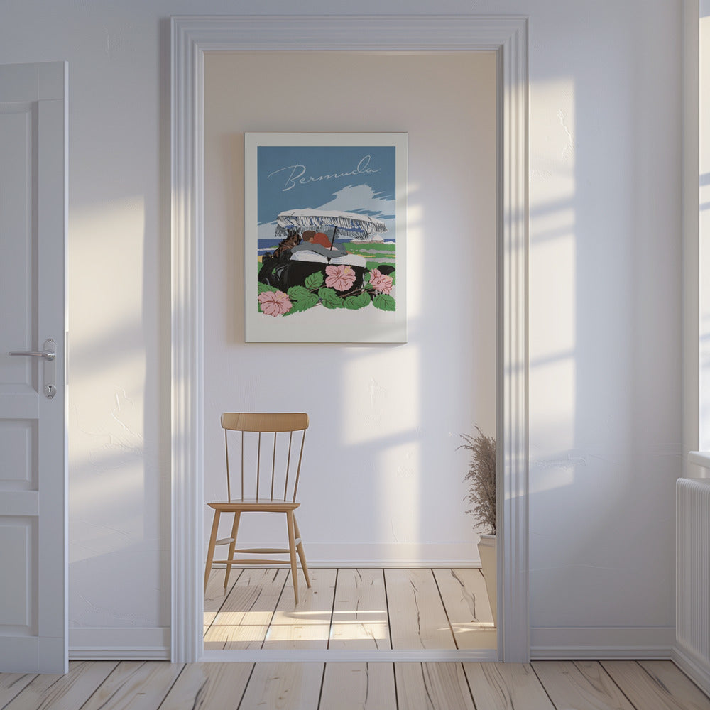 Bermuda (1940 1950) By Adolph Treidler | Canvas