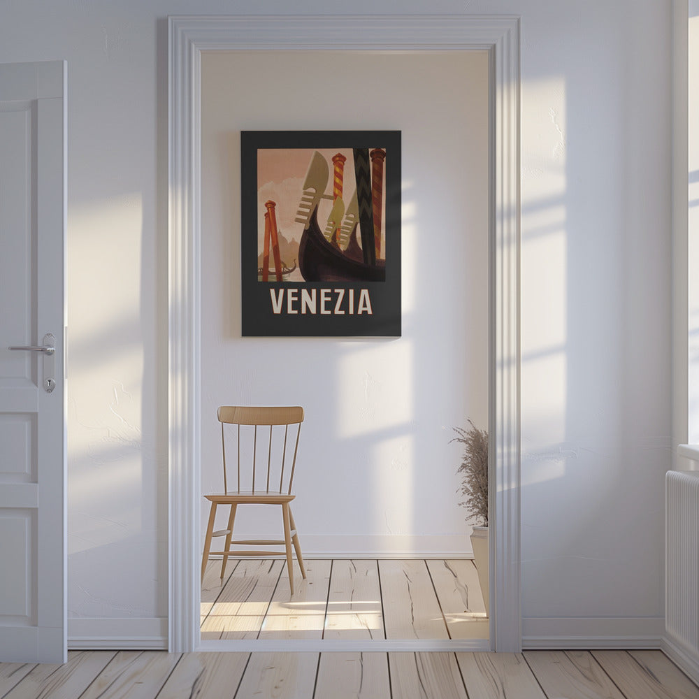 Venedig Plakater - Kunsttryk Mørk | Lærredsbilleder