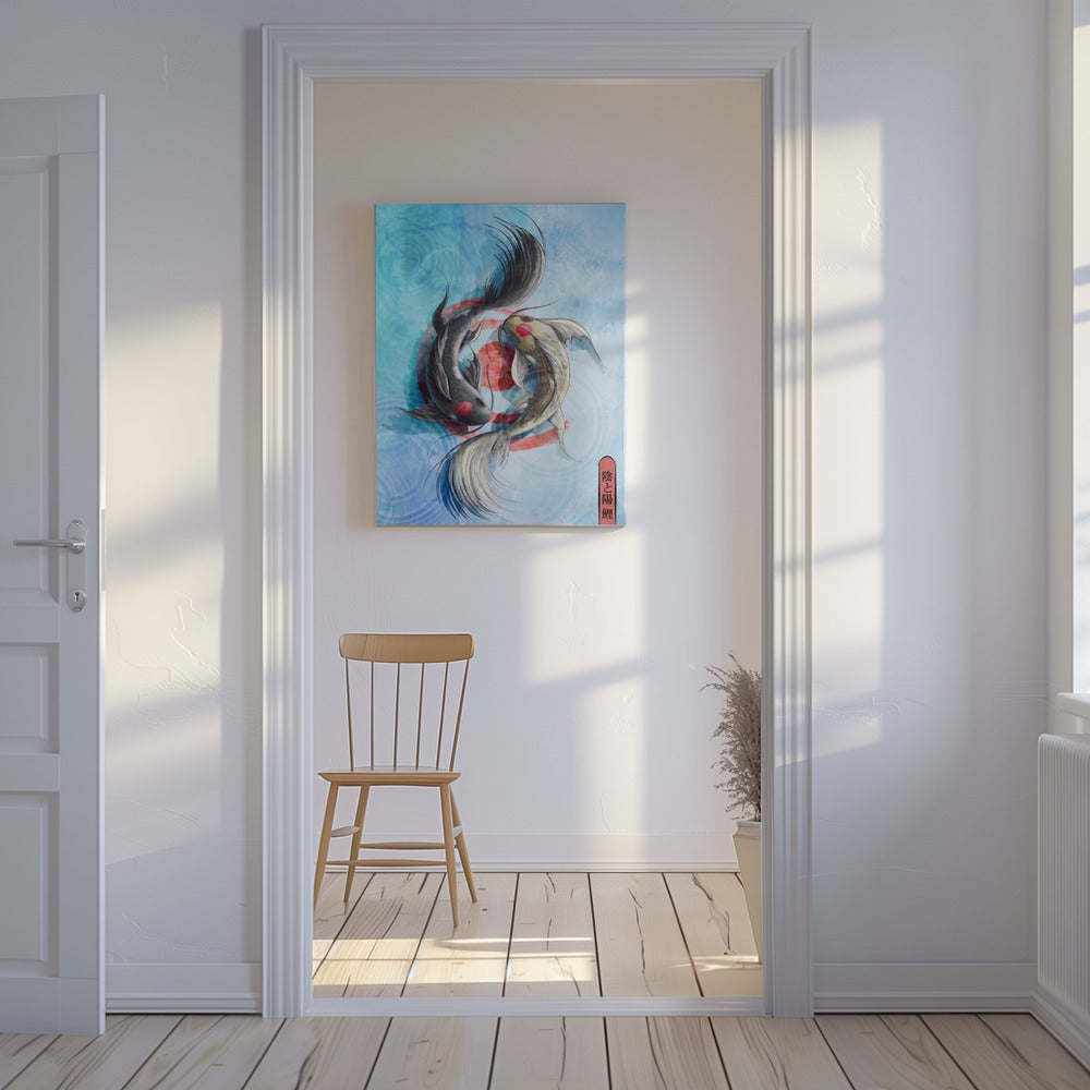 Jasny Koi | Wydruki na łótnie