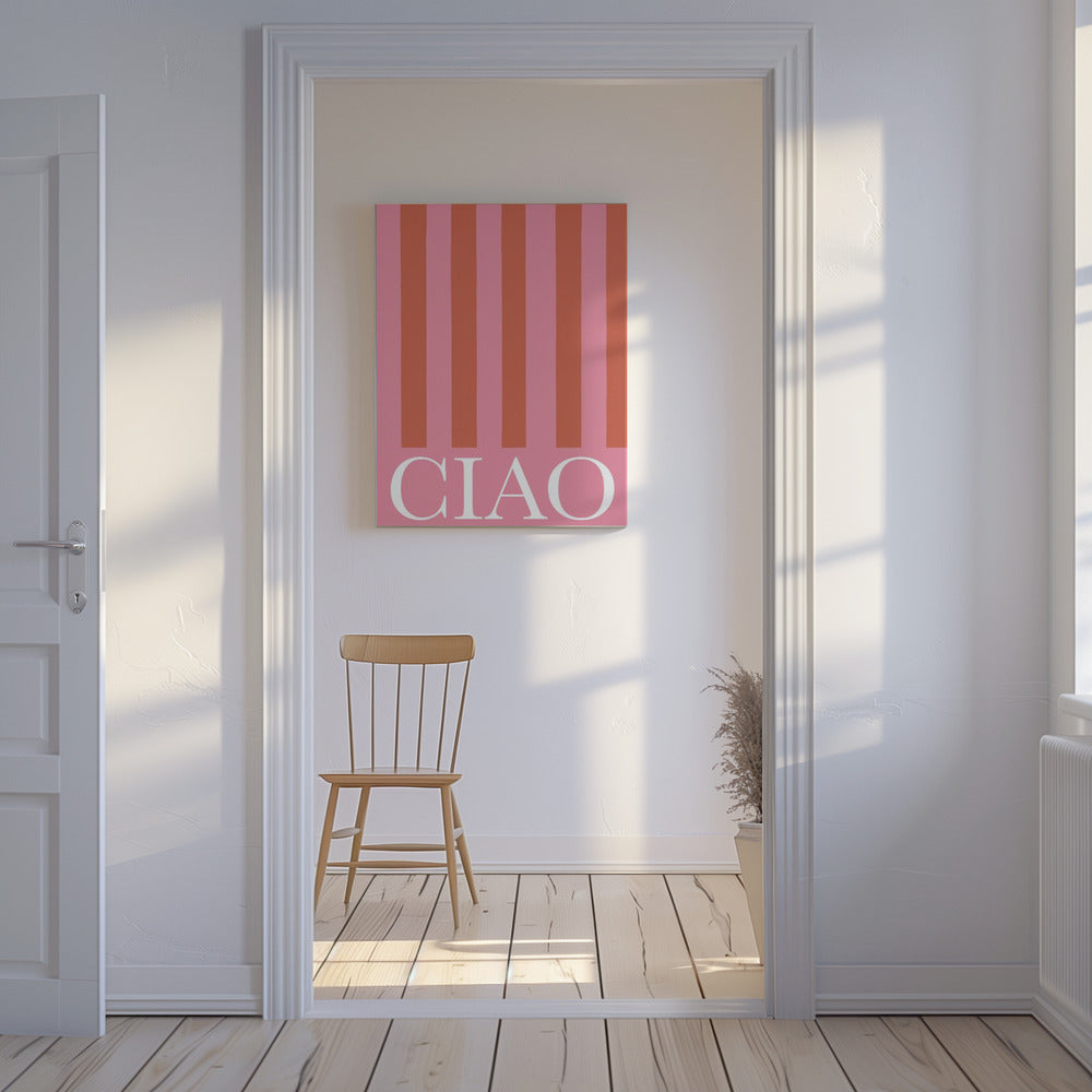 Ciao Streifen | Leinwand