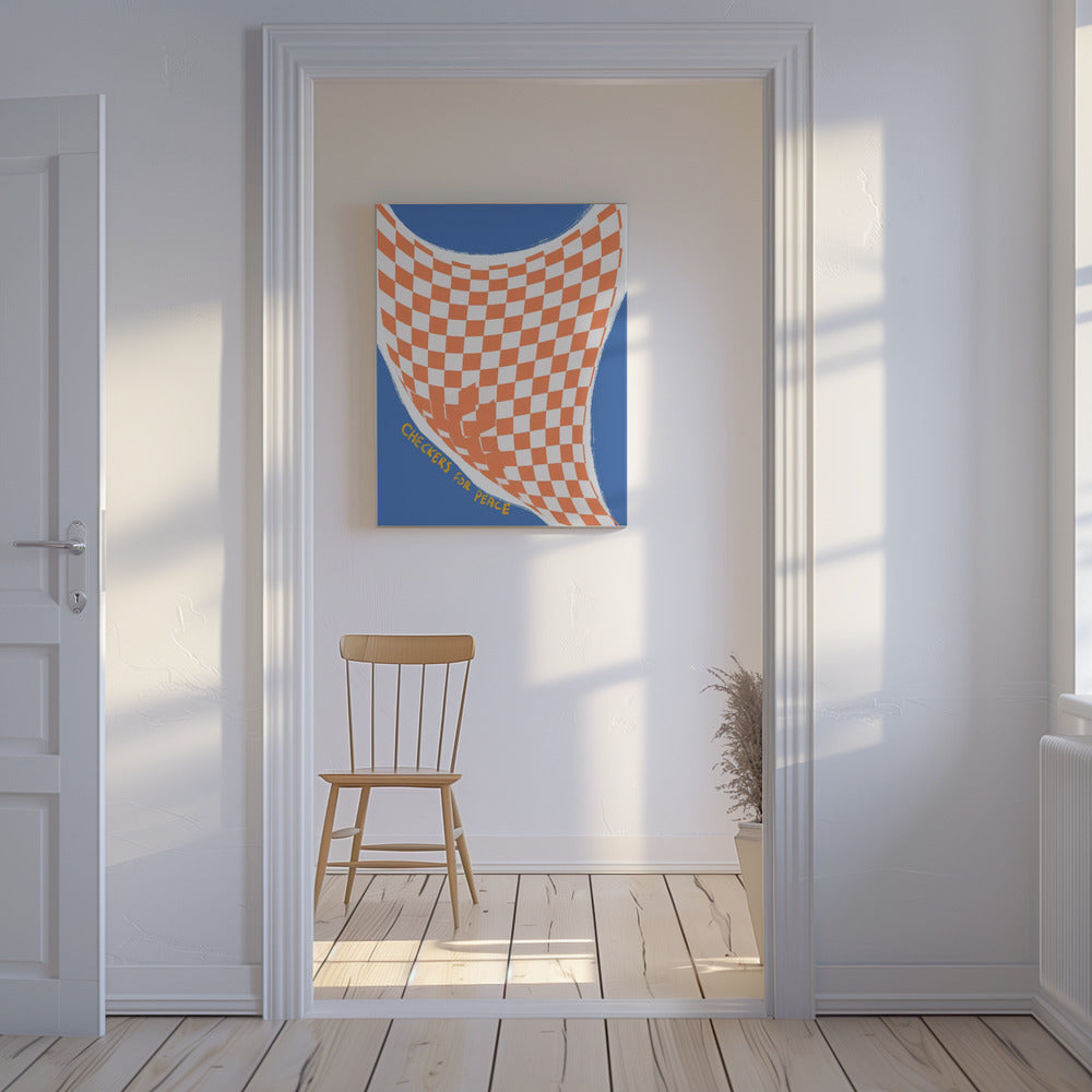 Checkers for Peace | Canvas