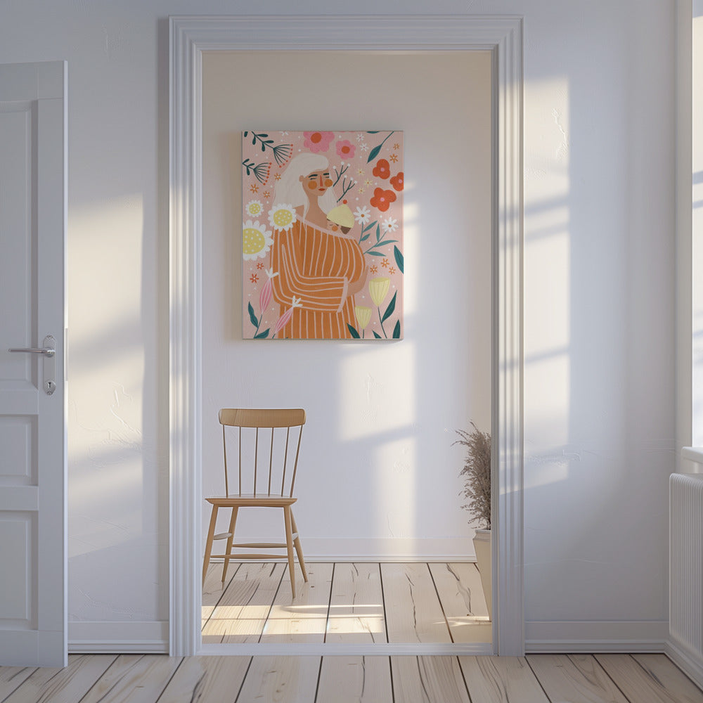 Kukkien syleily | Canvastaulut