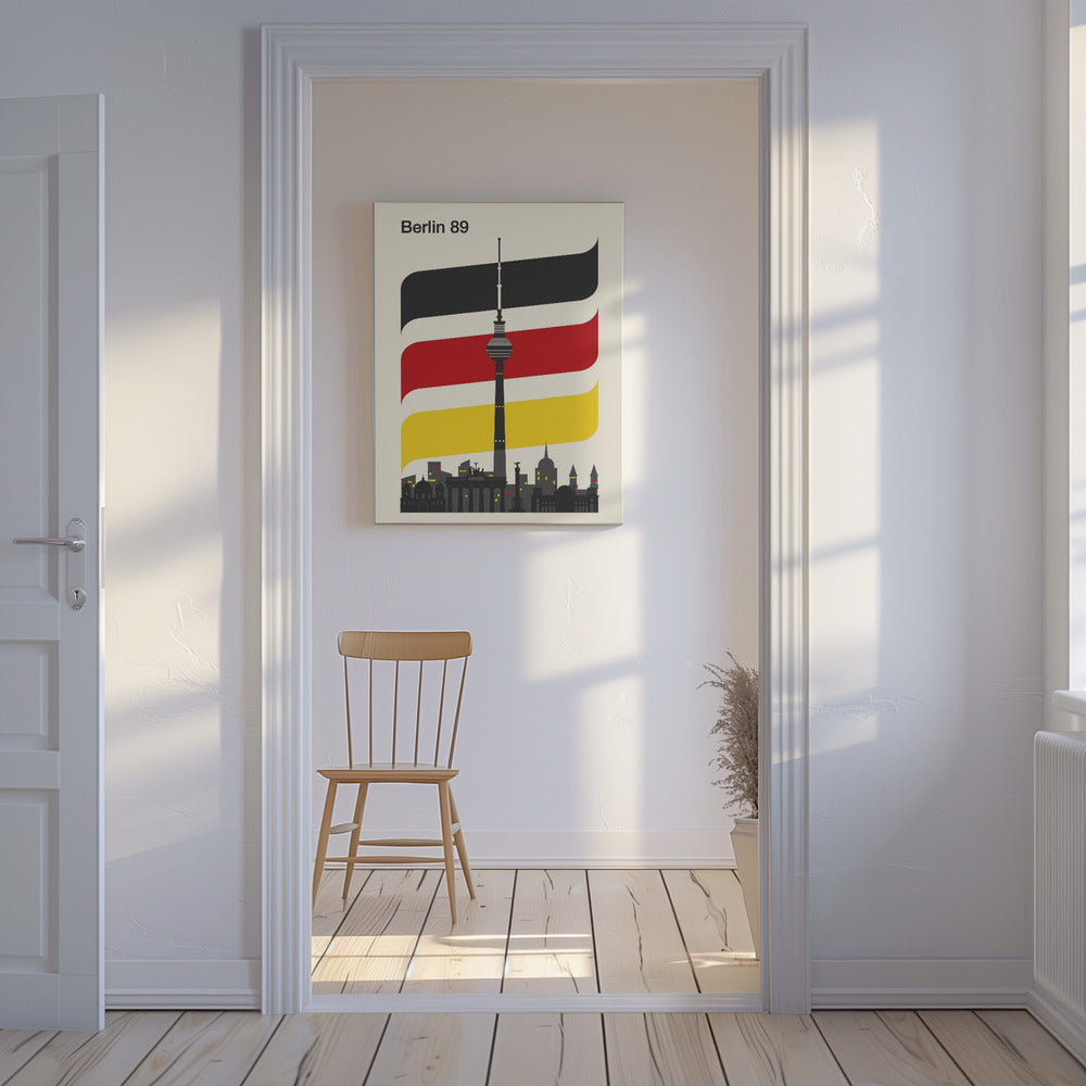 Berlin Retro Travel Print | Canvas