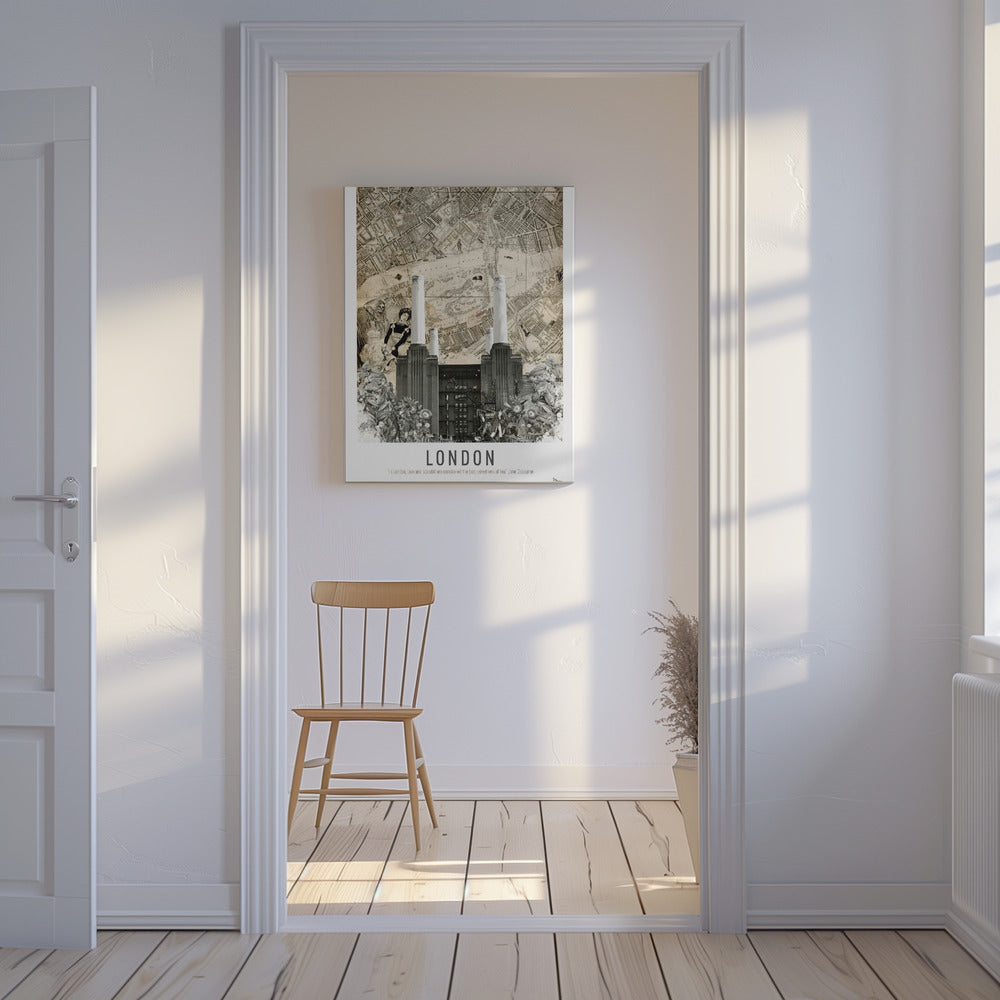 Lontoo Battersea (Kaupunkilomat) | Canvastaulut