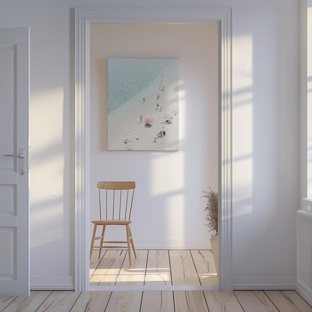 Luftaufnahme des Strandes 2 | Leinwand