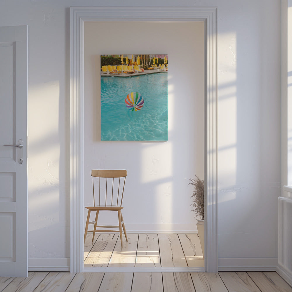 Dzień na basenie w Palm Springs | Wydruki na łótnie