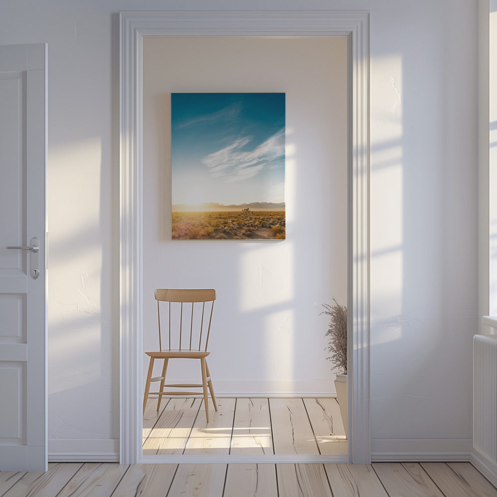 Wschód słońca na pustyni Nevada | Wydruki na łótnie