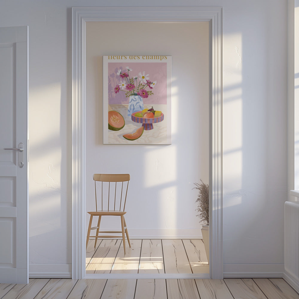 Fleur Des Champs - Pink | Canvas