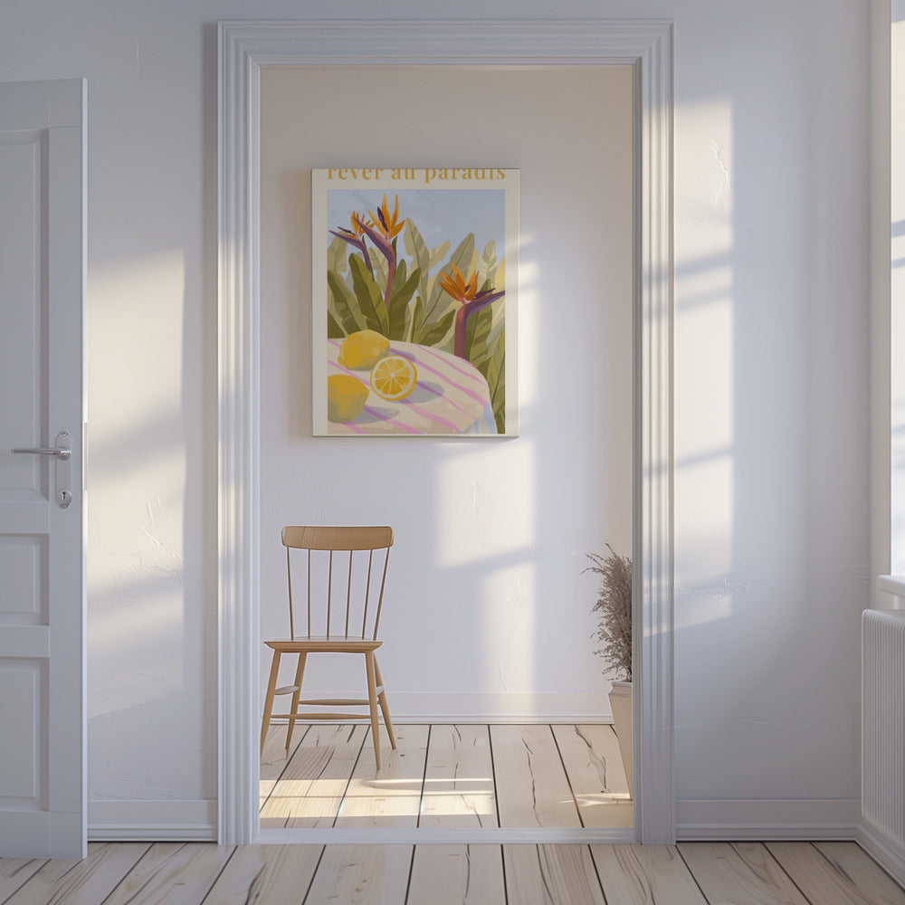 Rêver Au Paradis - Lemon | Canvas
