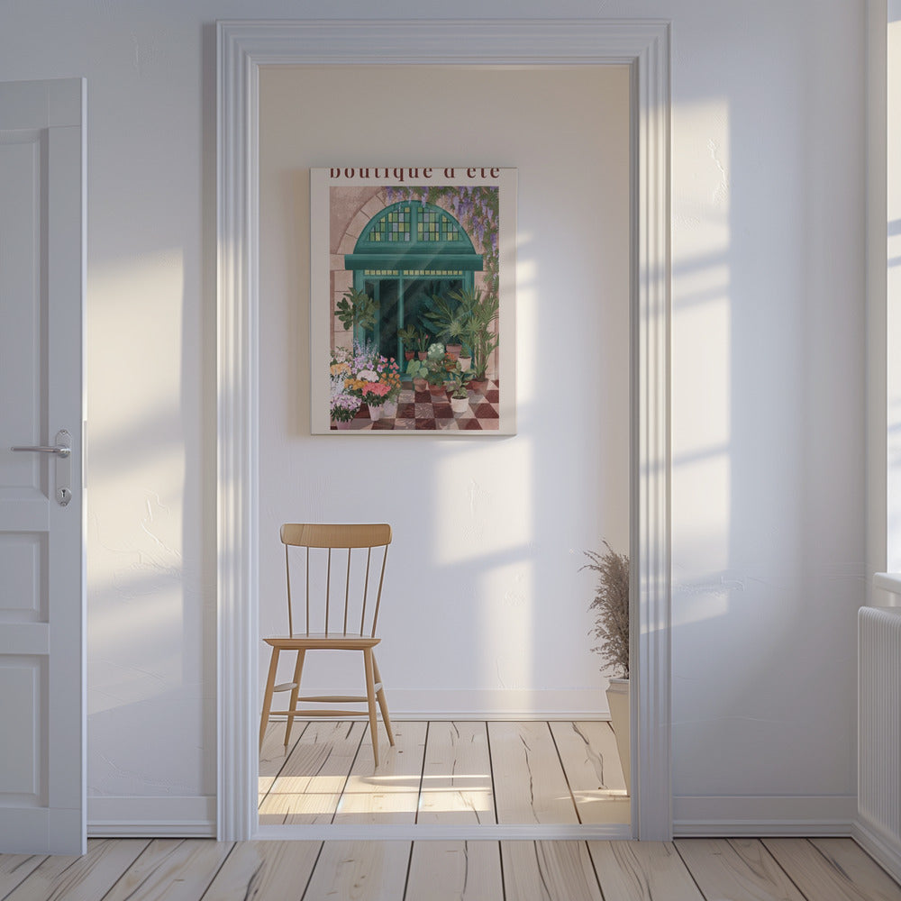 French Flowershop Poster | Canvas