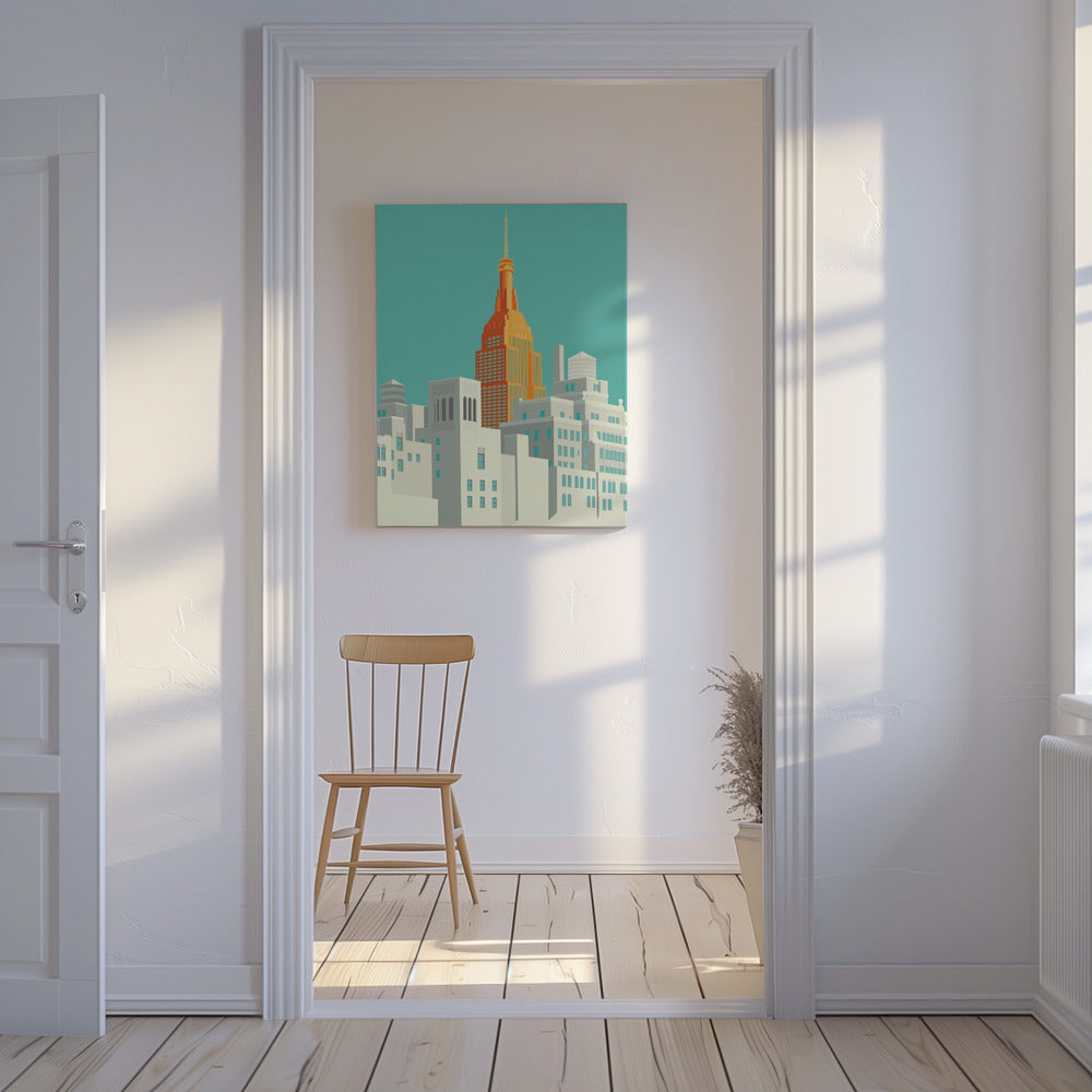 Widok na Nowy Jork z Highline | Wydruki na łótnie