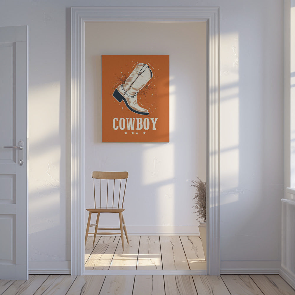 Cowboy-saappaat Vintage | Canvastaulut