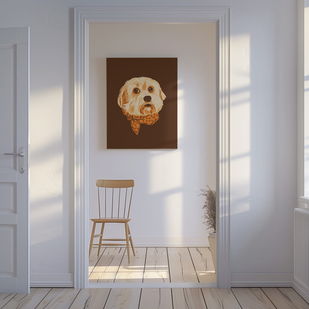 Molly the Cowgirl Pup | Canvas