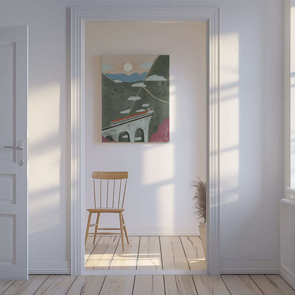 Pociąg | Wydruki na łótnie