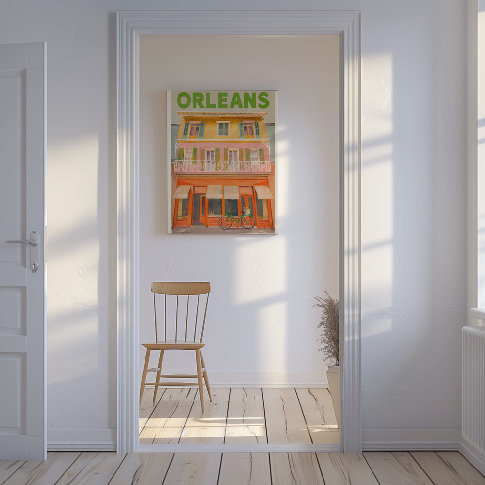 New Orleans Louisiana Vintage Travel Poster | Canvas