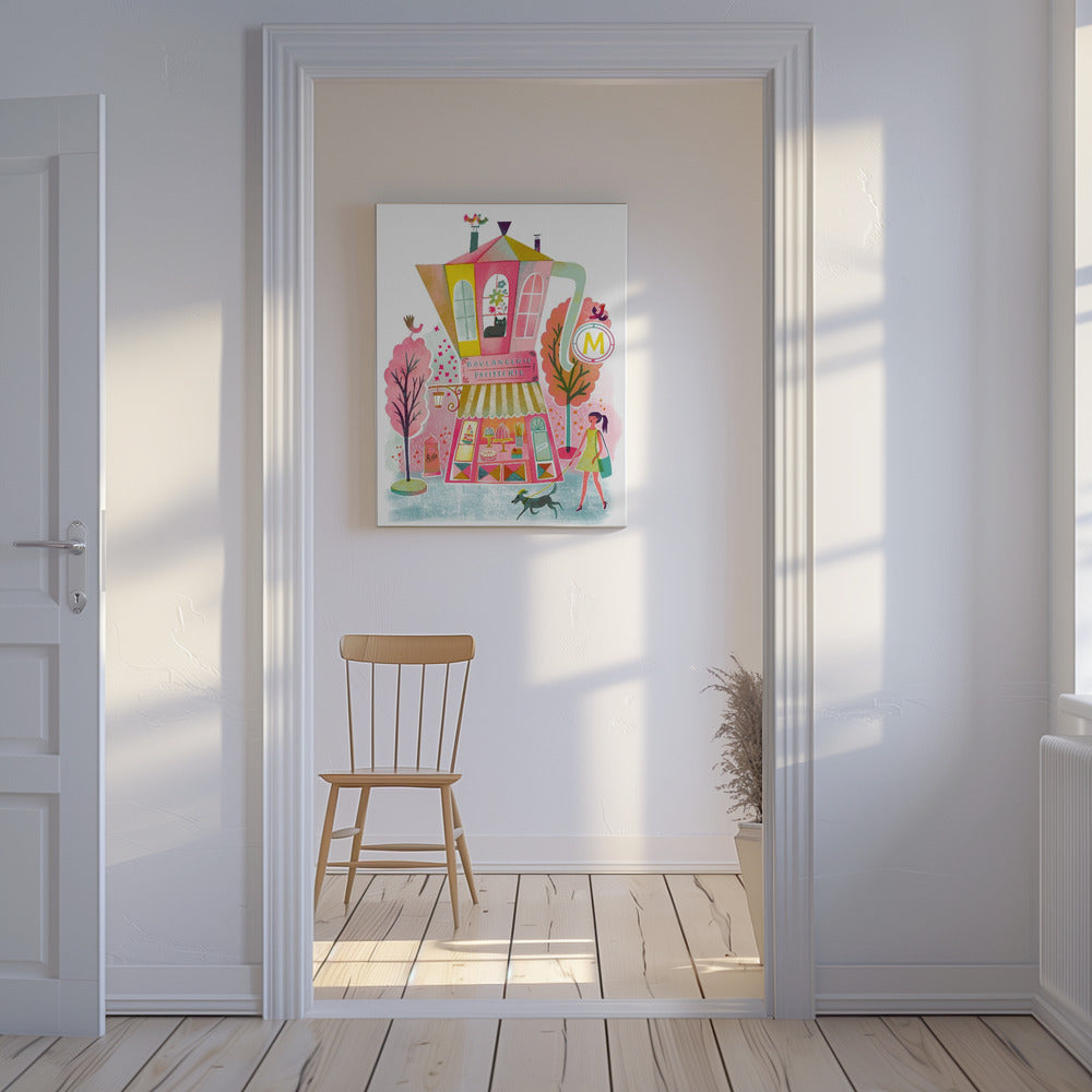 French Coffee Patisserie Vintage | Canvas