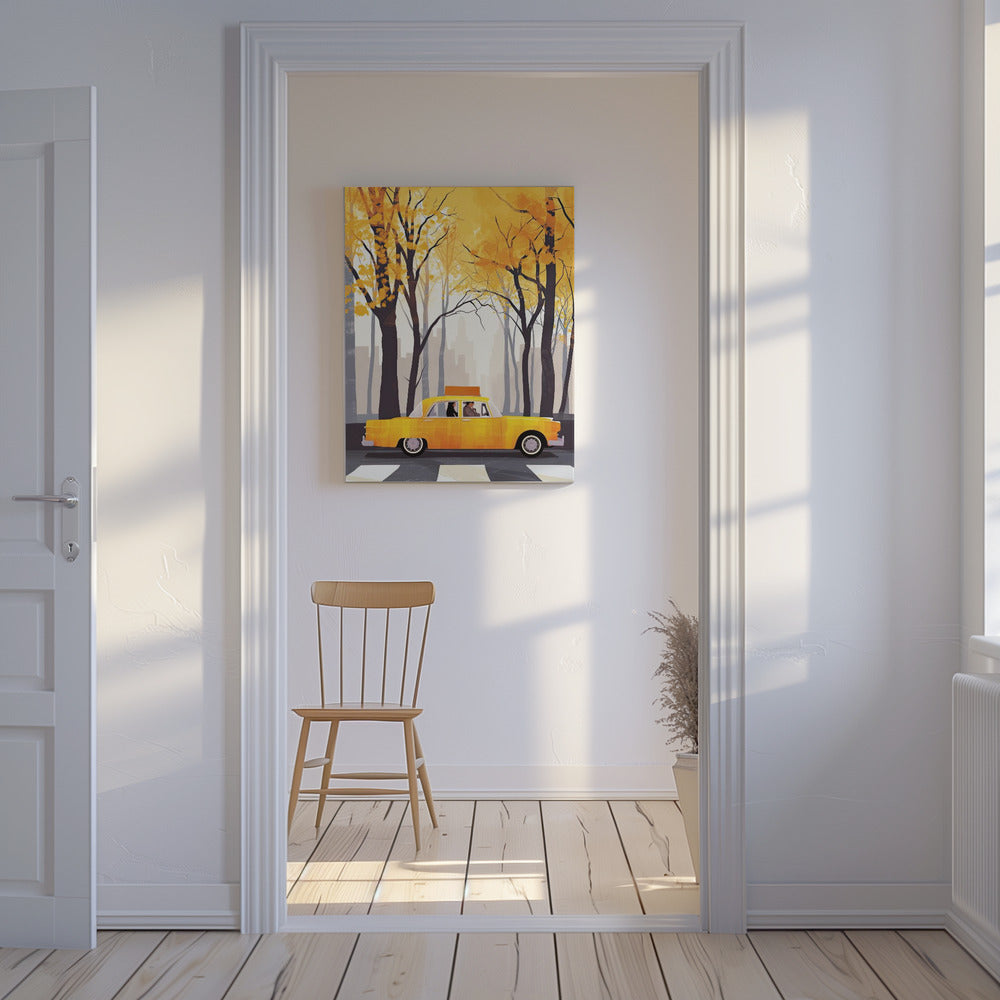 Nowojorski obraz cyfrowy akwarelowy (6) | Wydruki na łótnie