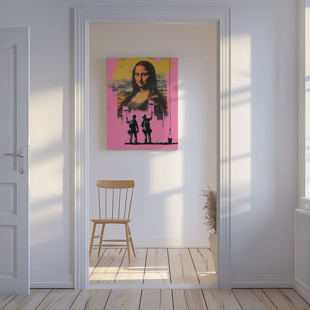 Pink Monalisa | Canvas