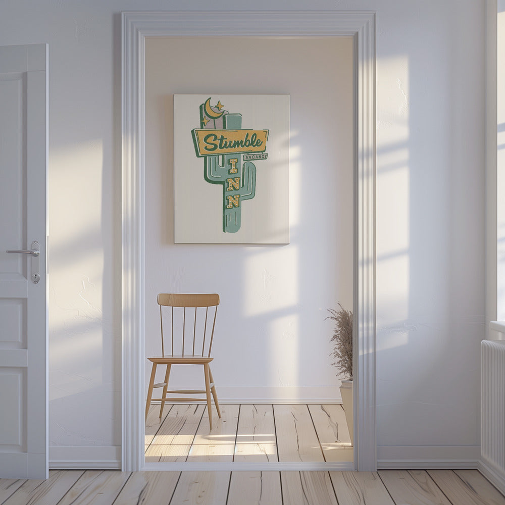 Stumble Inn Southwestern Roadside Motel Sztuka | Wydruki na łótnie