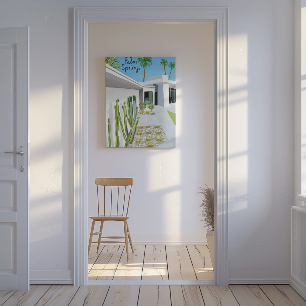 Palm Springs Modern Architecture by Artist Carla Daly | Canvas