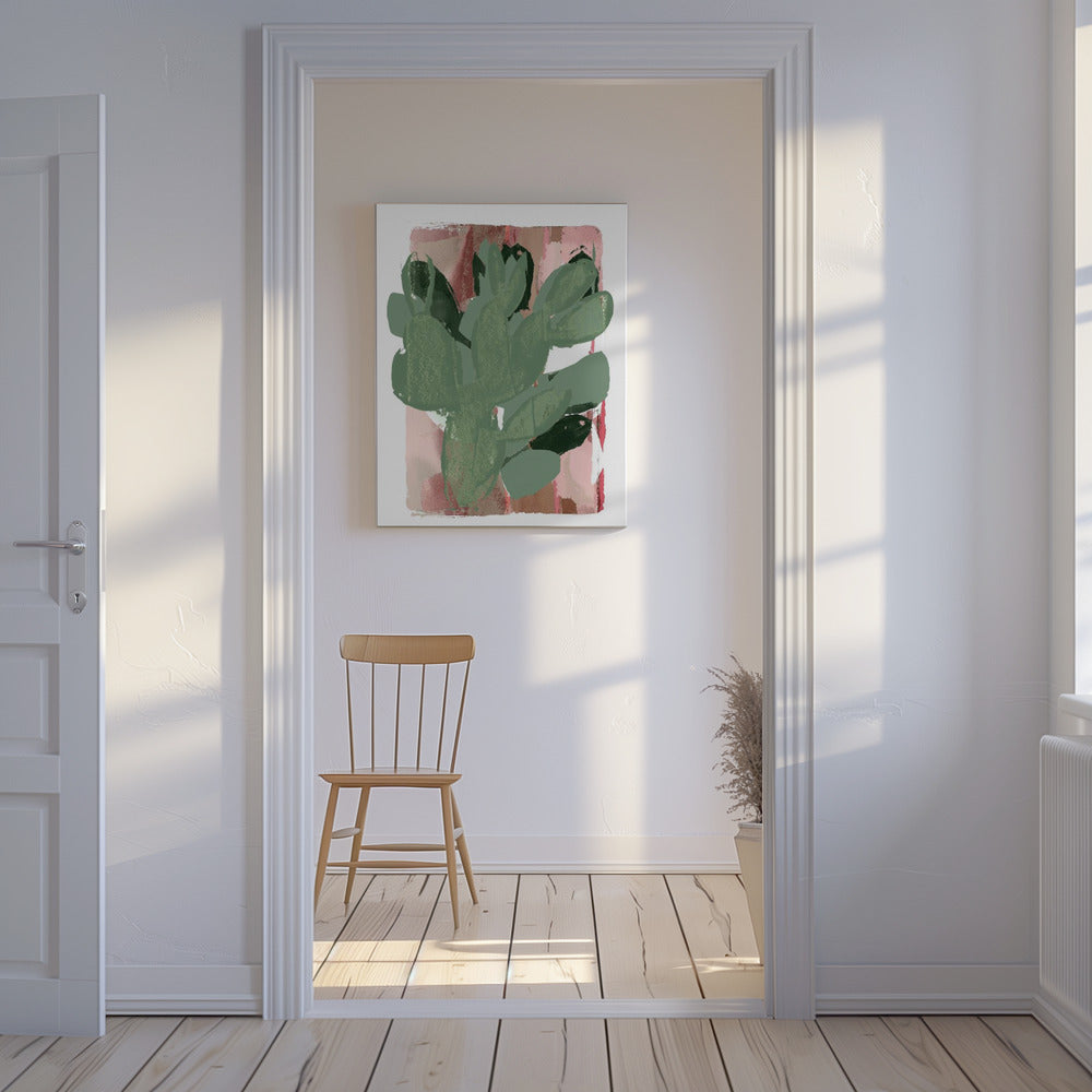 Cactus Green Pink 3 | Canvas