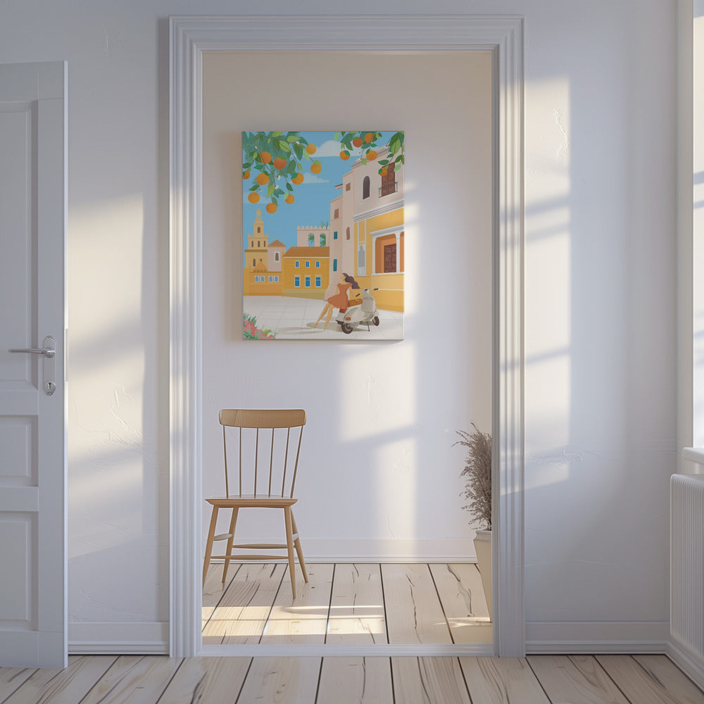 Sevillan appelsiinit, Espanja | Canvastaulut