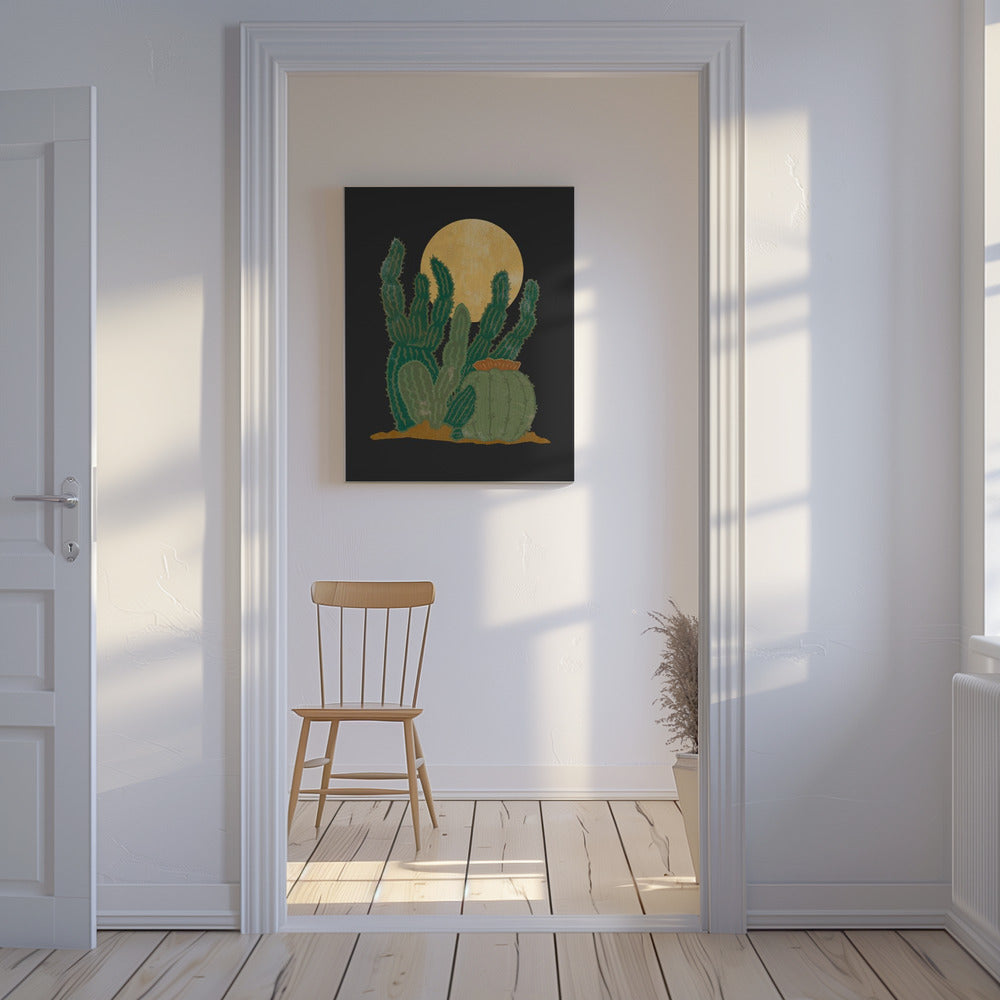 Modern Americana and Cactus | Canvas