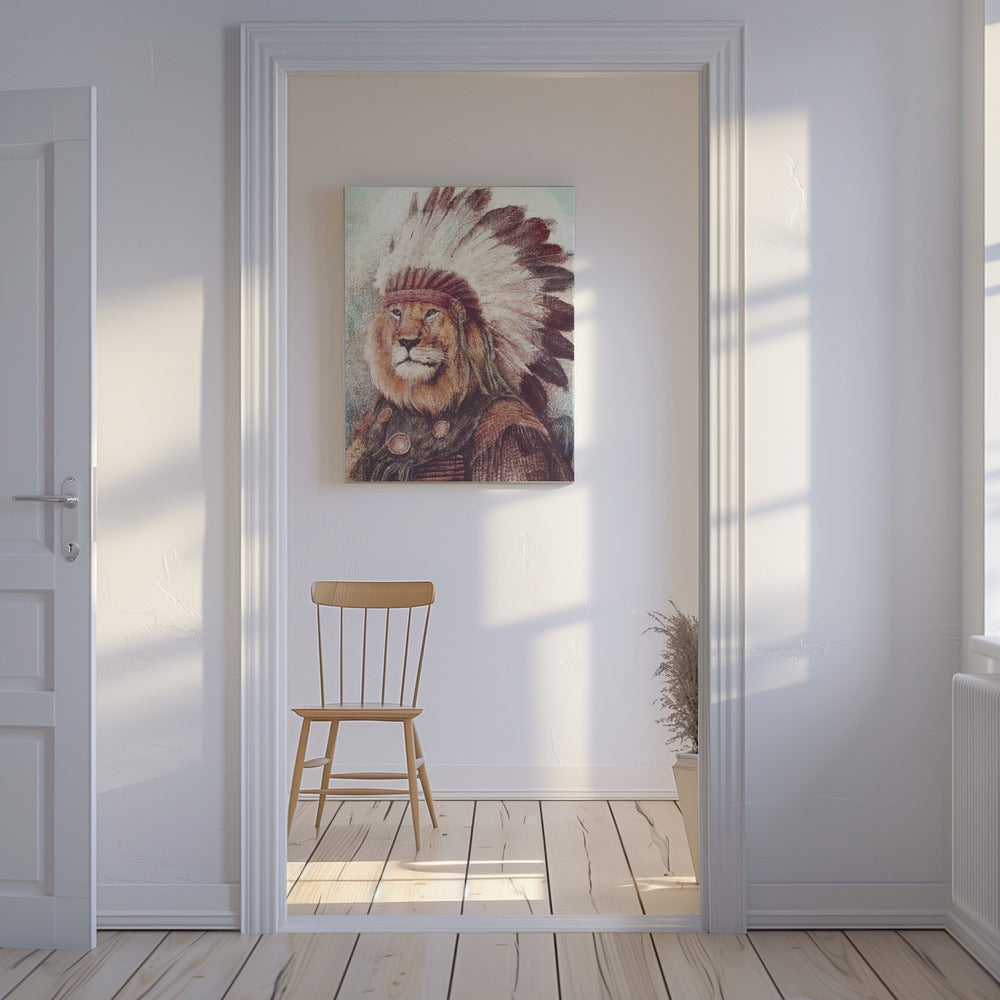 Majestätischer Löwe | Leinwand