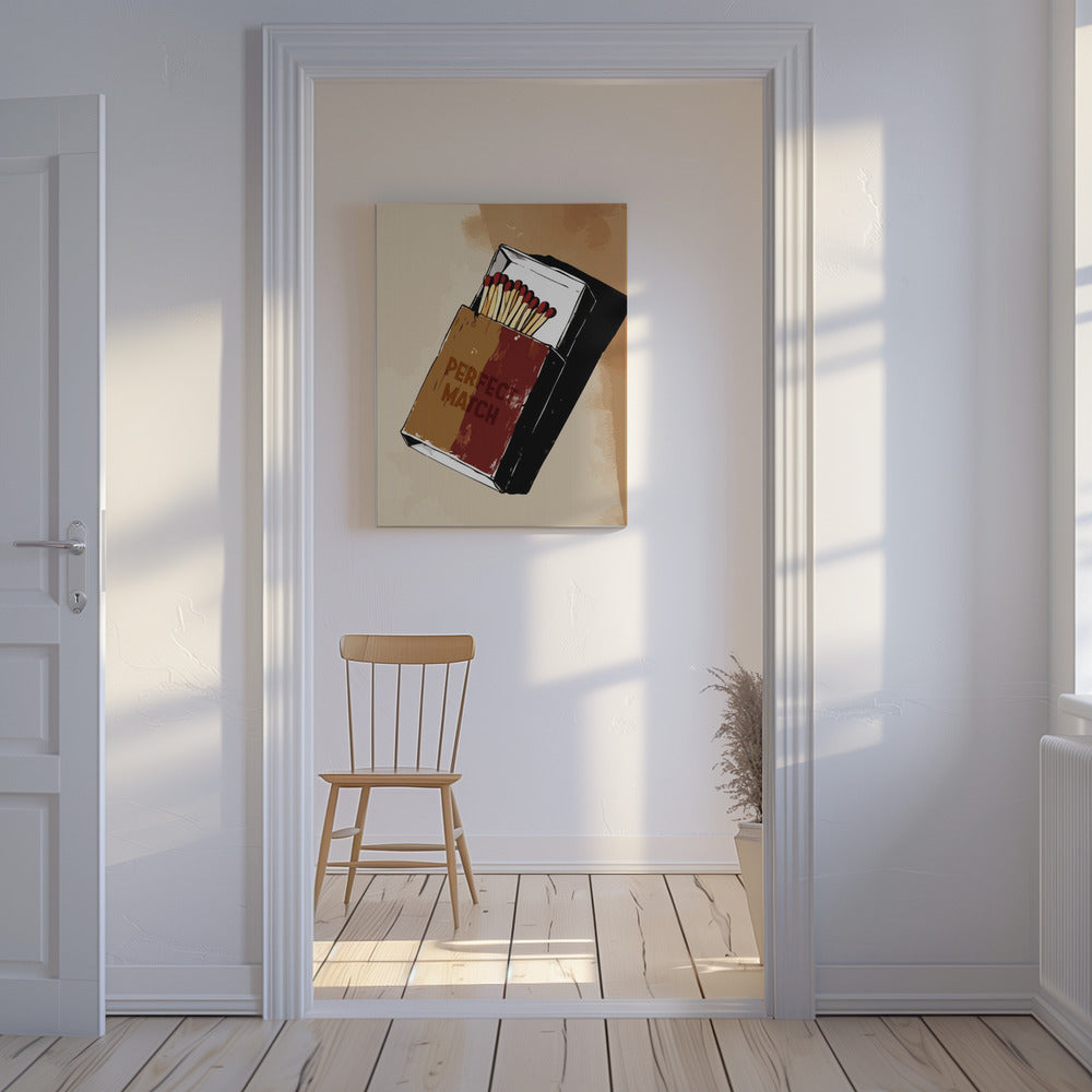 Zünde ein Streichholz an | Leinwand