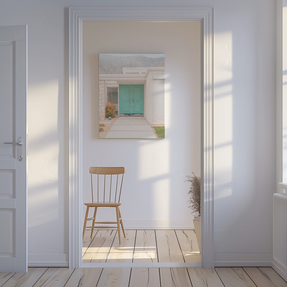 Turkoosi sisäänkäynti | Canvastaulut