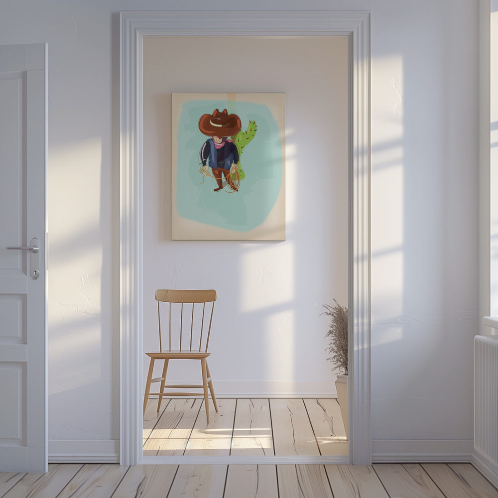 Kowboj z Teksasu | Wydruki na łótnie