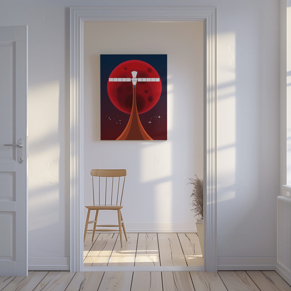 Mars-Weltraumkunst | Leinwand