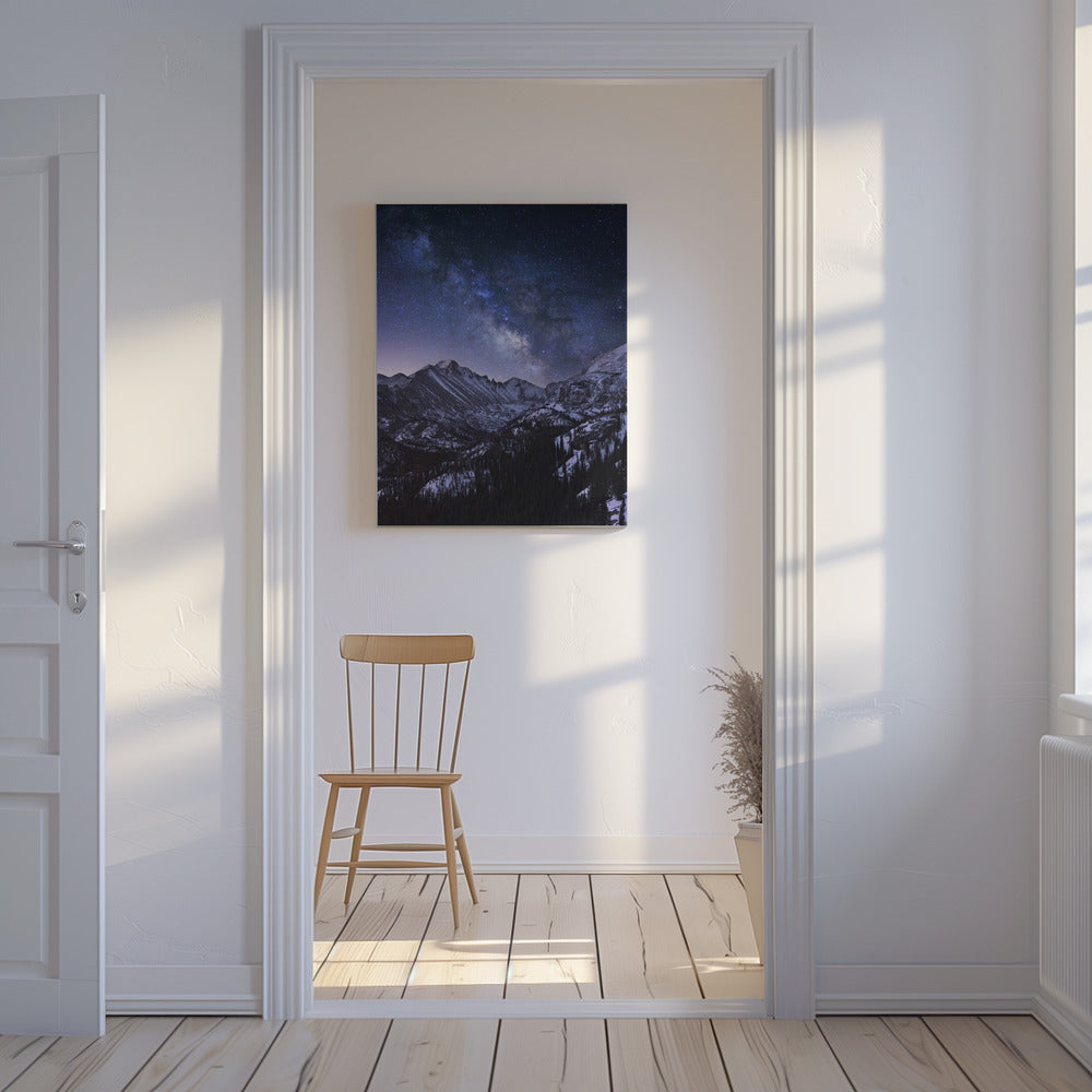 Droga Mleczna nad Longs Peak | Wydruki na łótnie