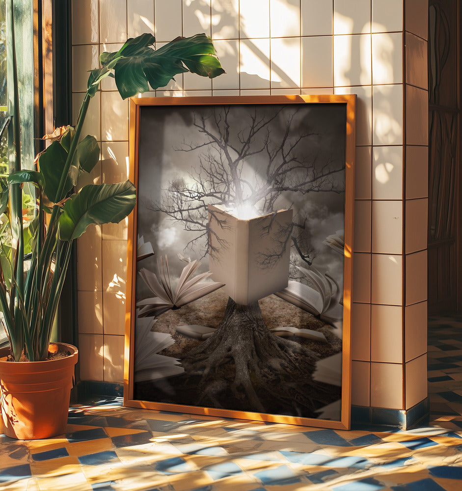 Old Tree Reading Story Book | Poster