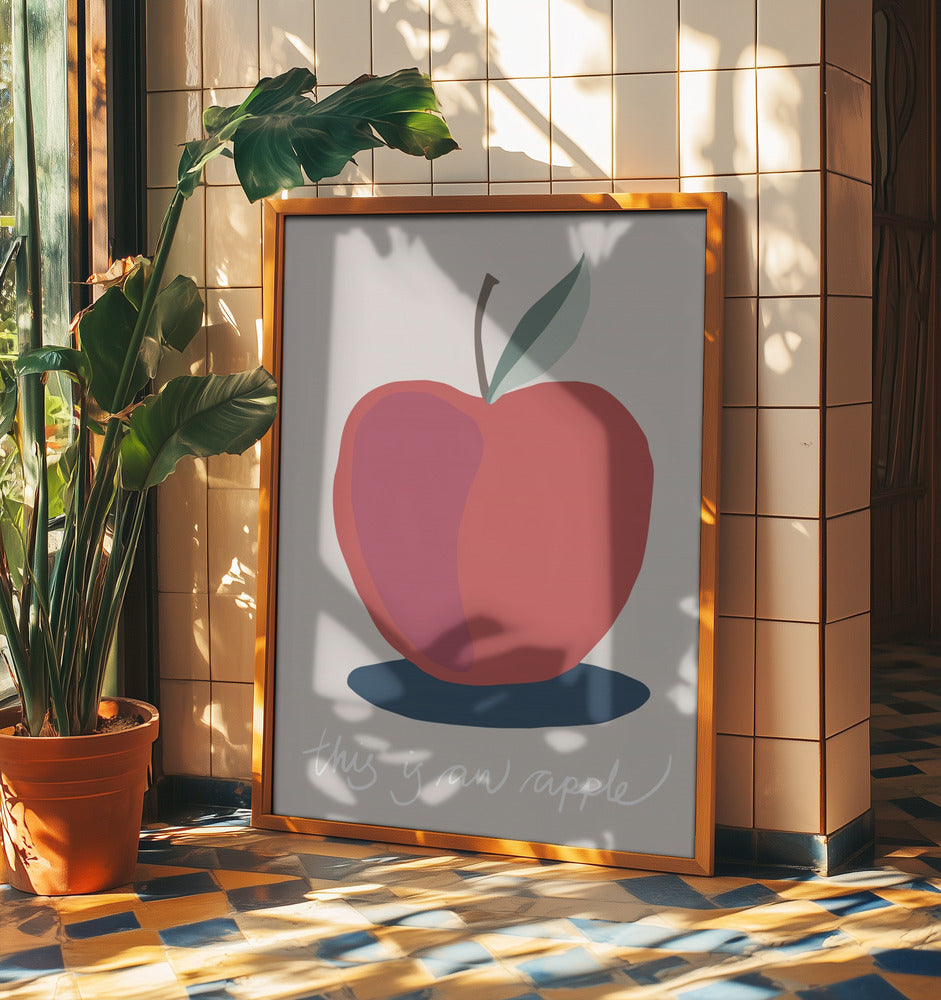 Das ist ein Apfel | Poster
