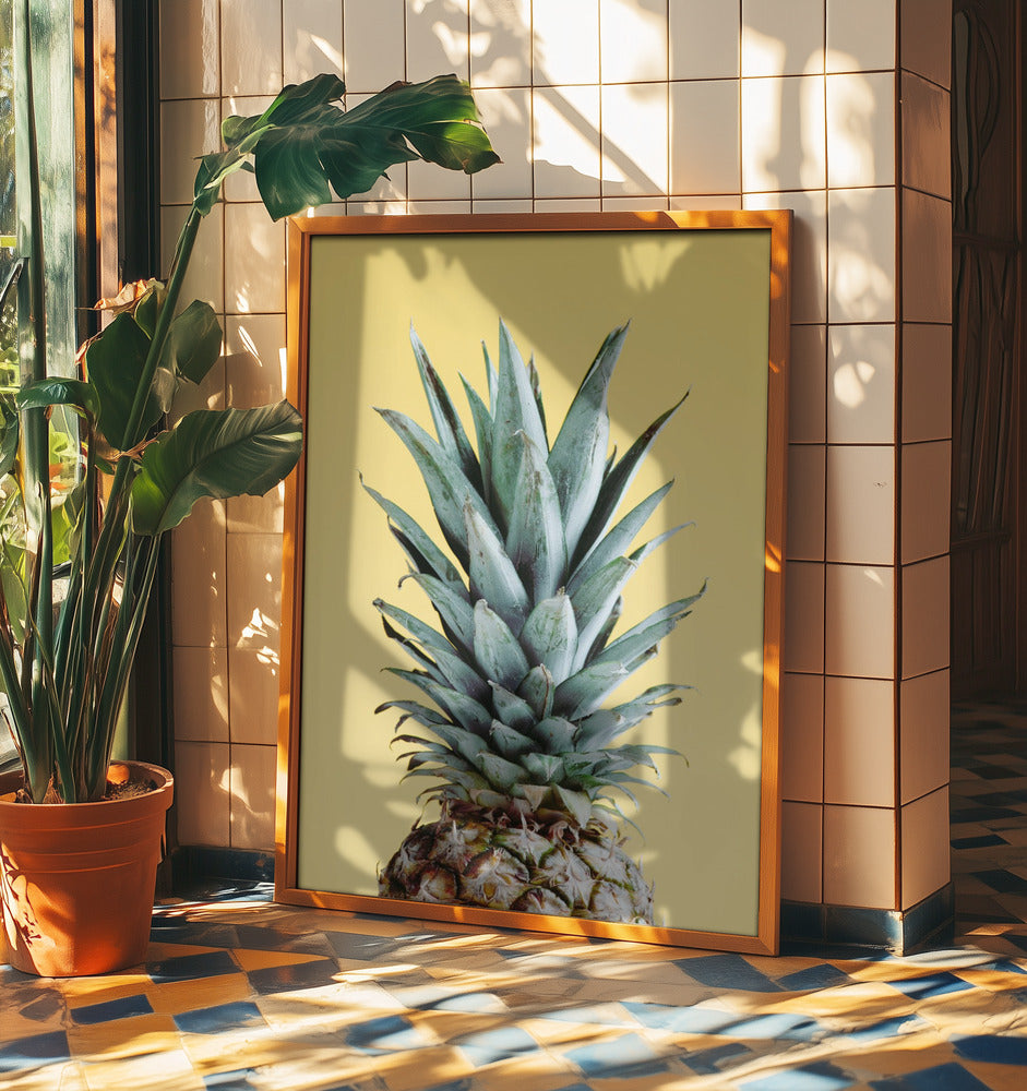 Ananas Gul 03 | Plakater - Kunsttryk