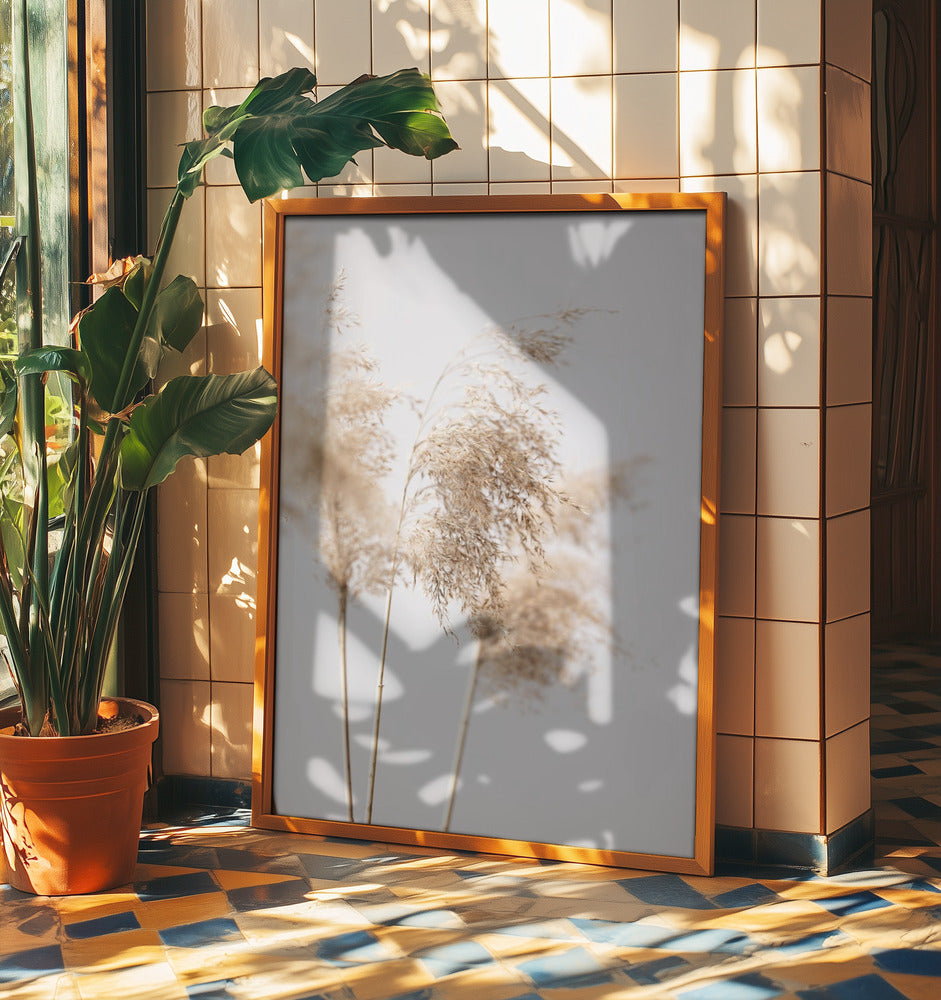 Reed Grass Grey 09 | Poster