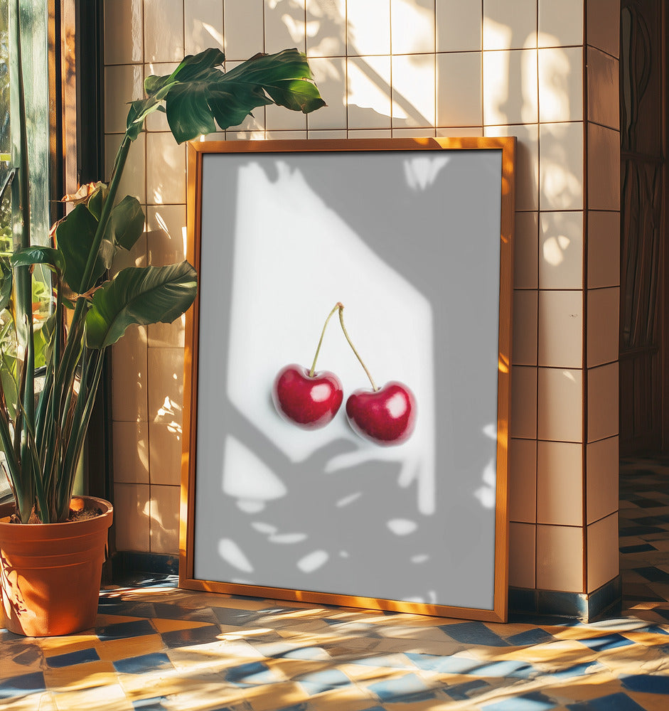 Kirschenpaar | Poster - Kunstdruck