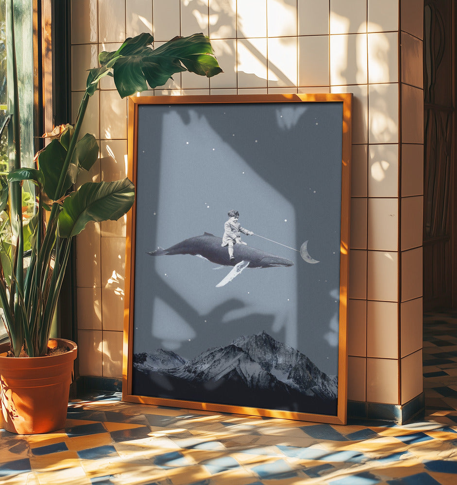 Zielen Sie auf den Mond | Poster - Kunstdruck