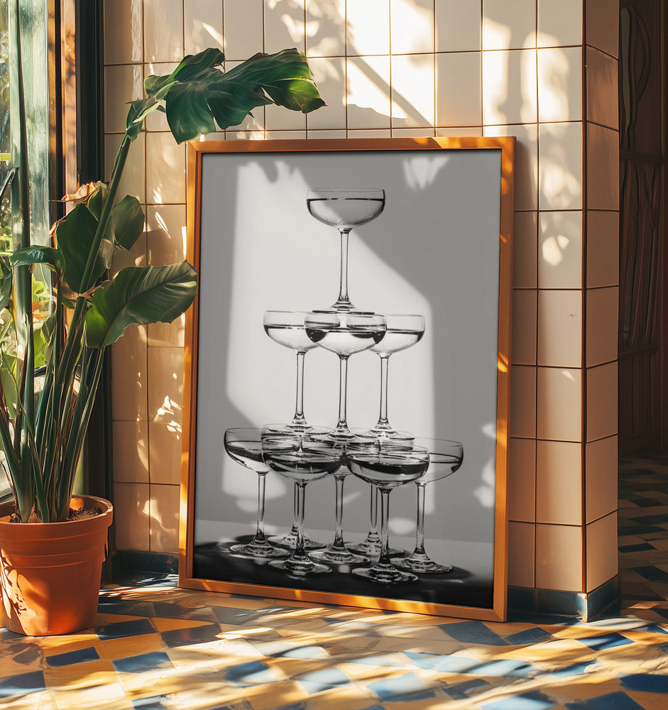 Champagne tower_6 | Poster