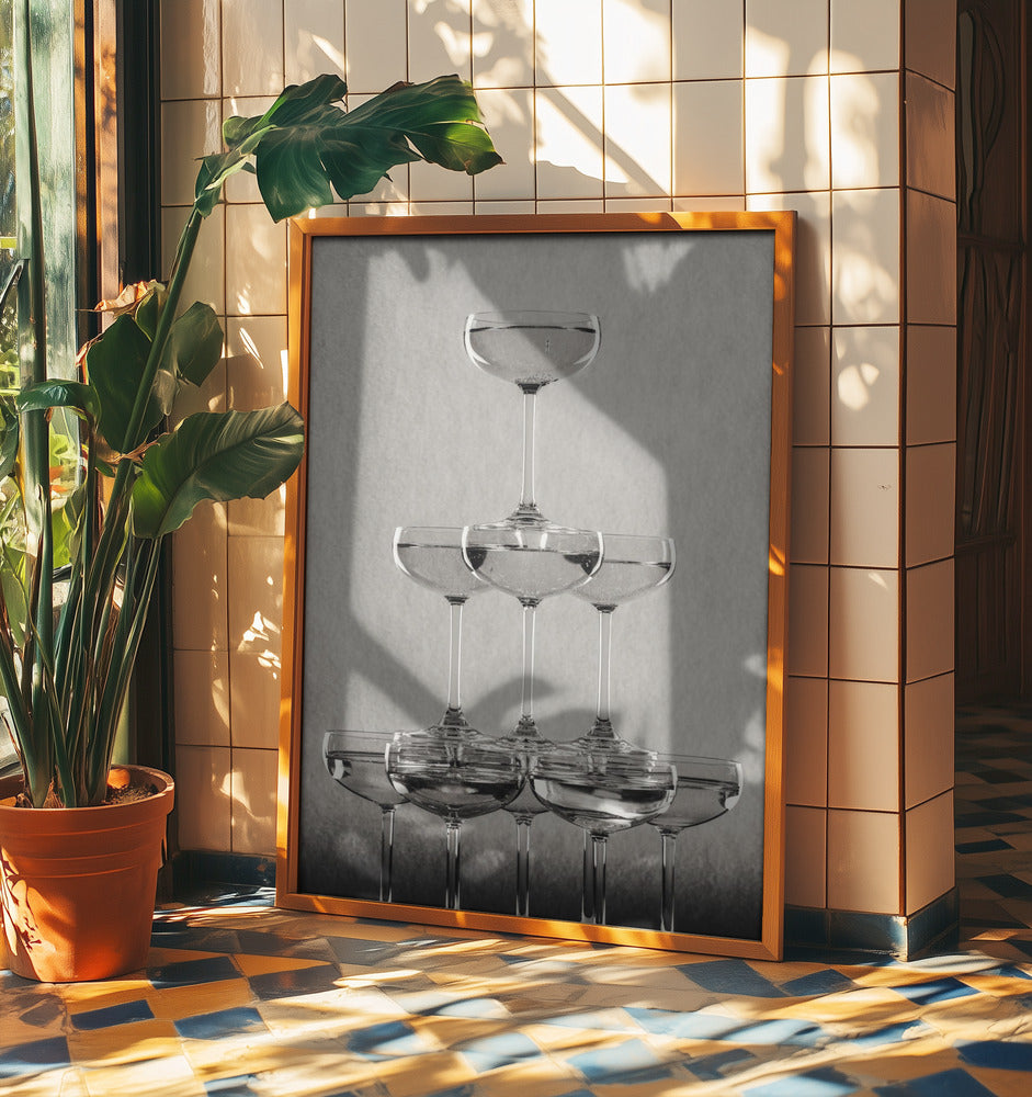 Champagne tower_9 | Poster
