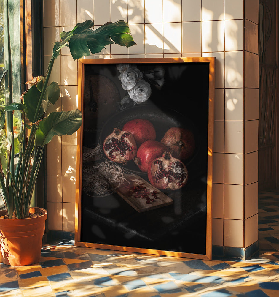 .. Granatäpfel ... | Poster - Kunstdruck