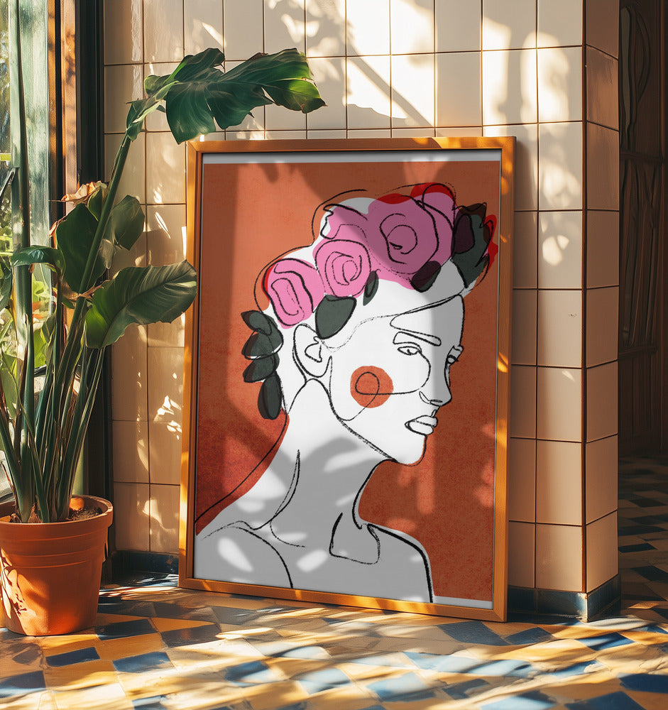 Florale Kontemplation | Poster