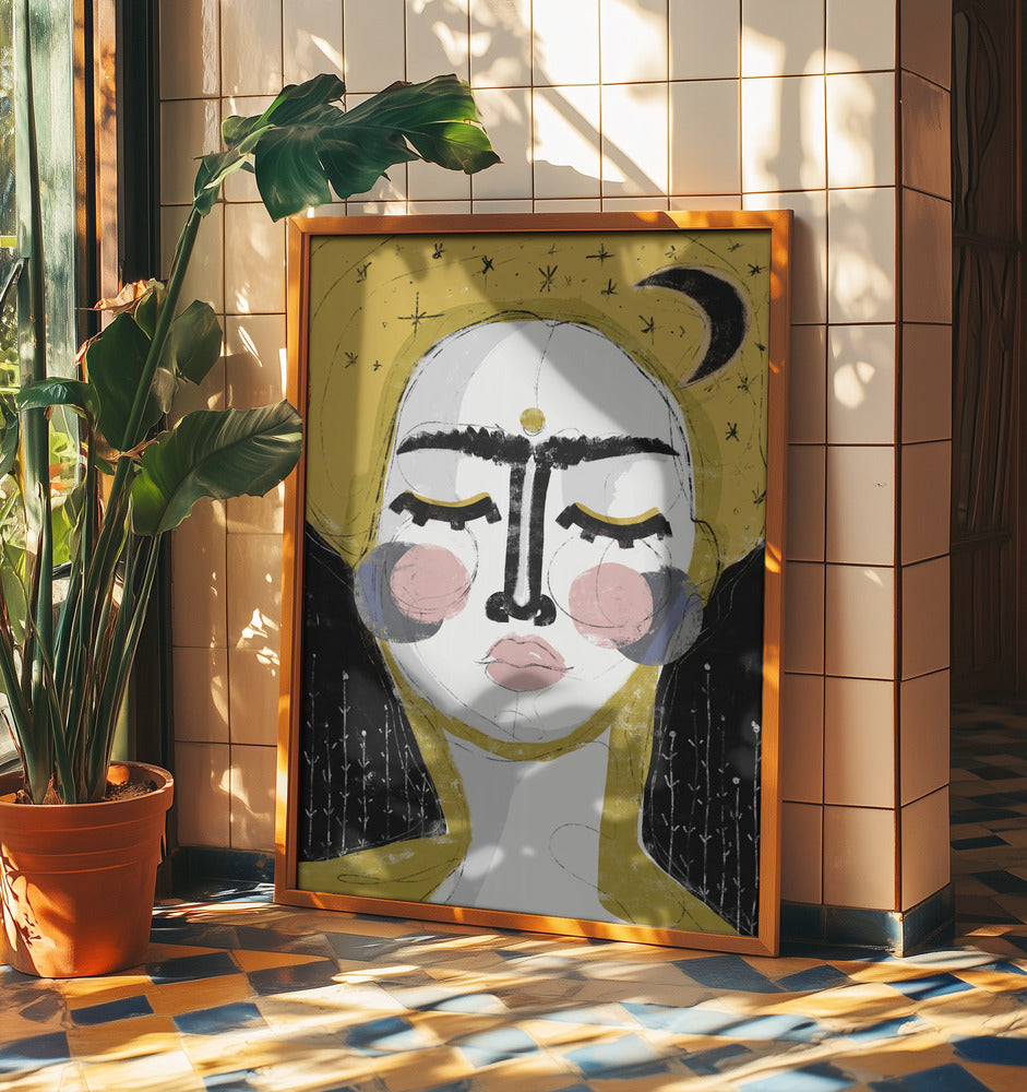 Yön jumalatar | Julisteet - Taidevedokset