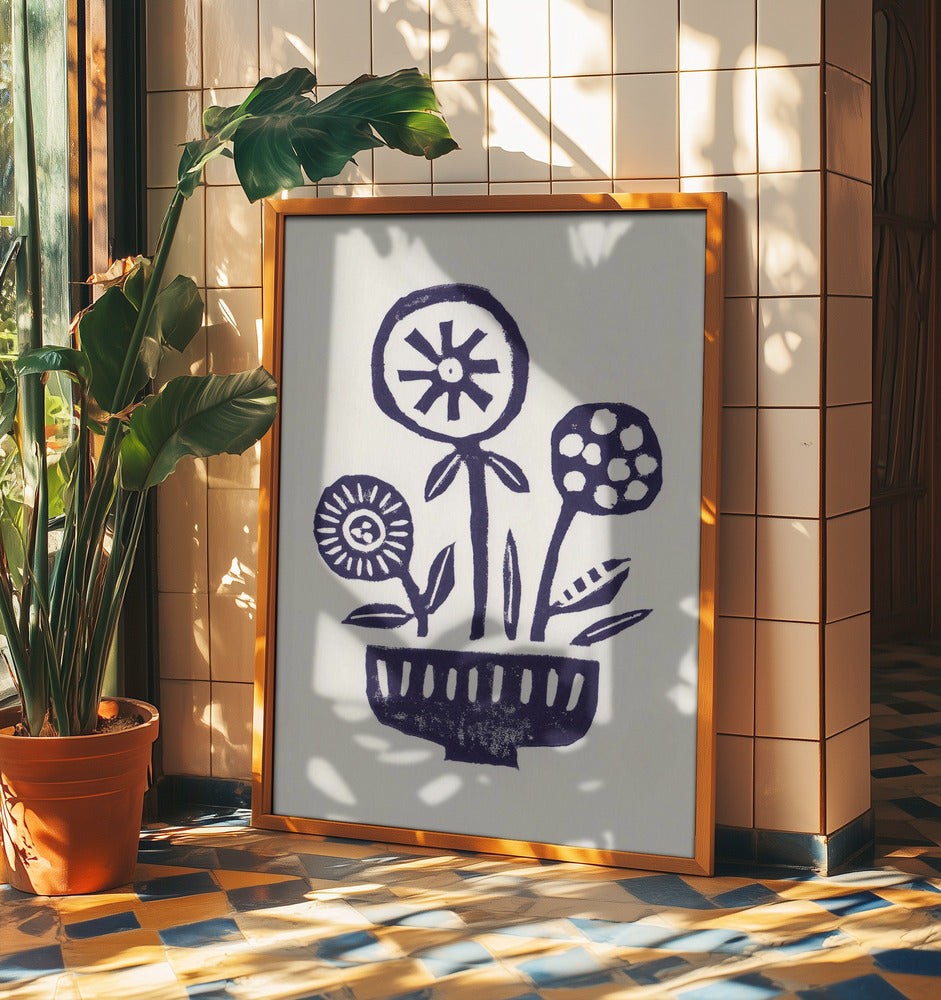 Einheimische Blumen | Poster - Kunstdruck