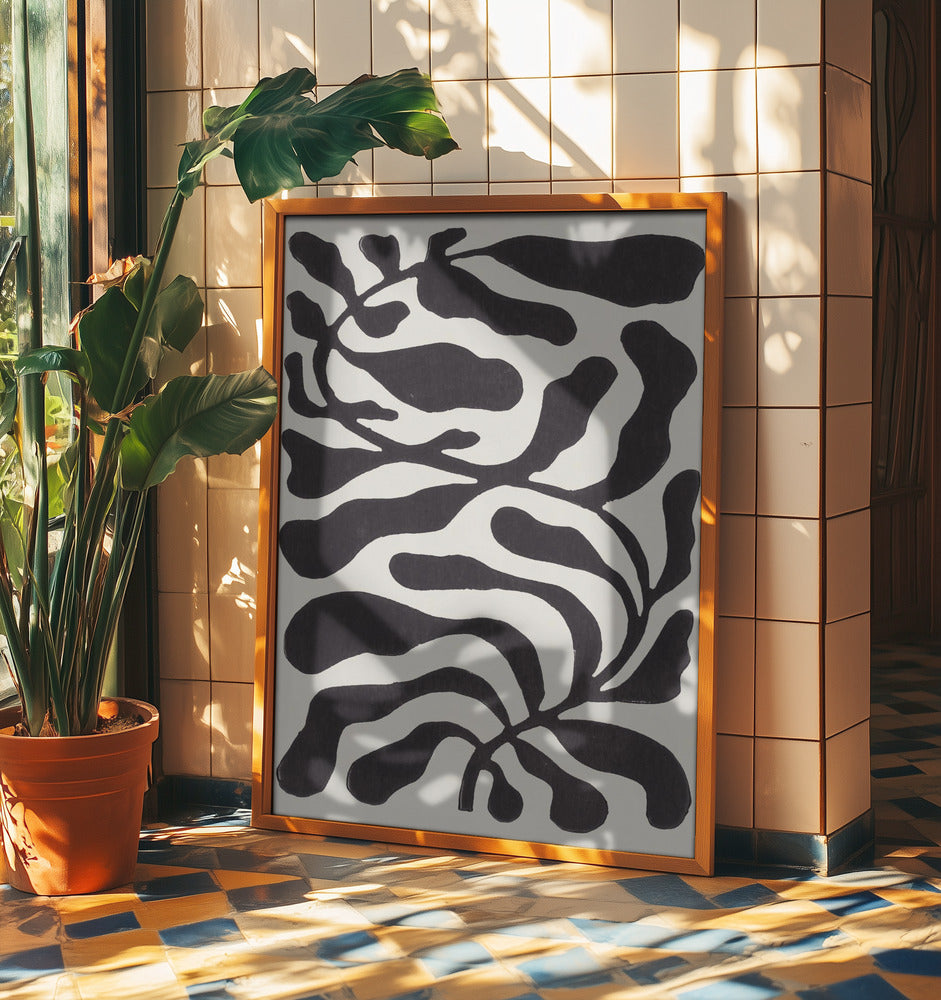 Pianta dalle cento foglie n. 21 / Stampa su linoleum | Poster - Stampe d’Arte